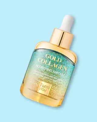 Ампульная сыворотка для лица Farmstay Gold Collagen Nourishing Ampoule, с коллагеном и золотом, 35 мл
