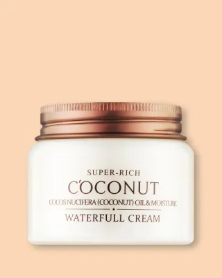 Крем для лица Esfolio Super-Rich Coconut Waterfull Cream, увлажняющий, с экстрактом кокоса, 120 мл