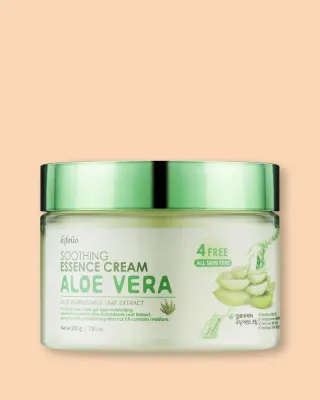 Крем для лица Esfolio Aloe Vera Soothing Essence Cream, успокаивающий, с алоэ, для чувствительной кожи, 200 г