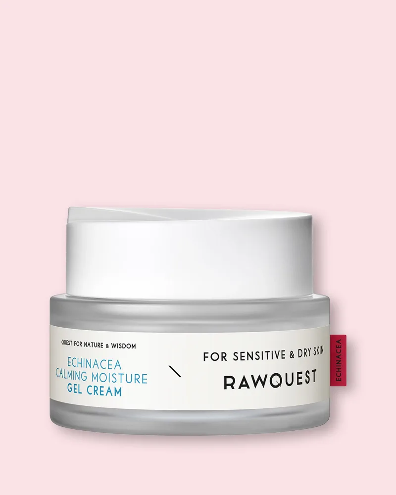 Гель-крем для лица Rawquest Echinacea Calming Moisture Gel Cream с эхинацеей, для чувствительной кожи, 50 мл