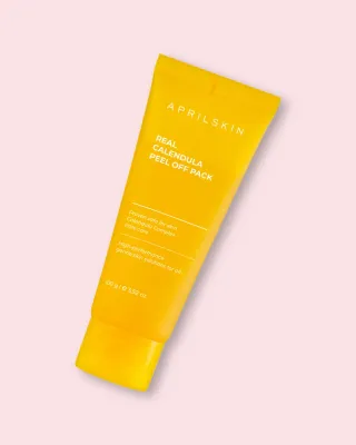 Маска-плёнка для лица Aprilskin Real Calendula Peel Off Pack очищающая, с календулой, 100 г
