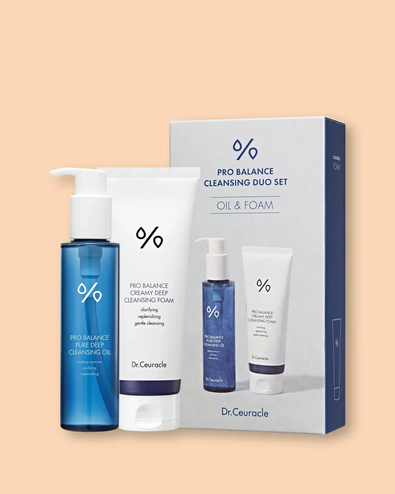 Набор для двухэтапного очищения лица Dr. Ceuracle Pro-Balance Cleansing Duo Set, 155 мл, 150 мл