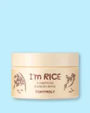 Маска для лица Tonymoly I'm Rice Clarifying Blemish Mask, с рисом, для проблемной кожи, 100 мл — фото 1