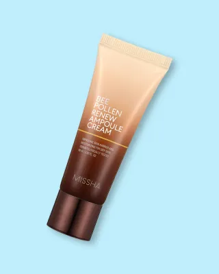Крем для лица Missha Bee Pollen Renew Ampoule Cream питательный, для сухой и зрелой кожи, 60 мл