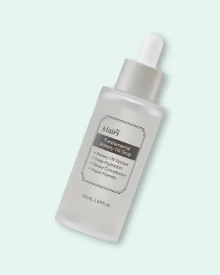 Масло для лица Dear, Klairs Fundamental Watery Oil Drop, увлажняющее, питательное, 50 мл