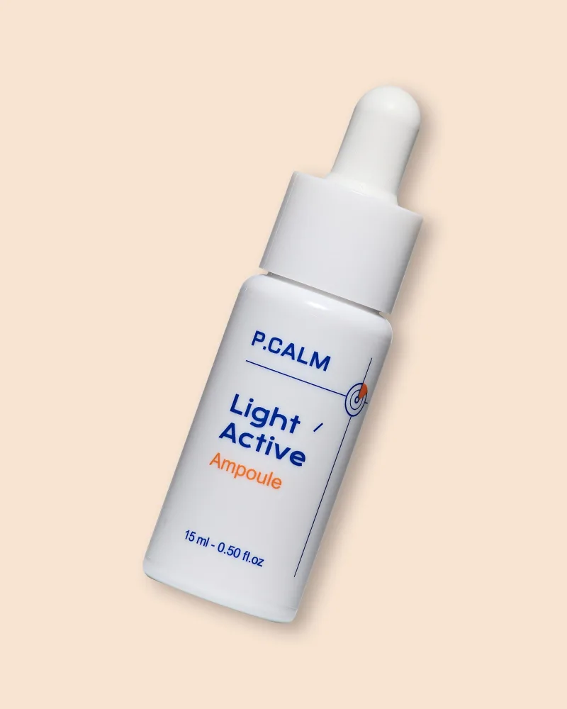 Сыворотка в ампулах для лица P.Calm Light Active Ampoule, успокаивающая, для чувствительной кожи, 15 мл