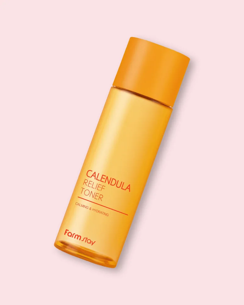 Тоник для лица Farmstay Calendula Relief Toner с календулой, для чувствительной кожи, 200 мл