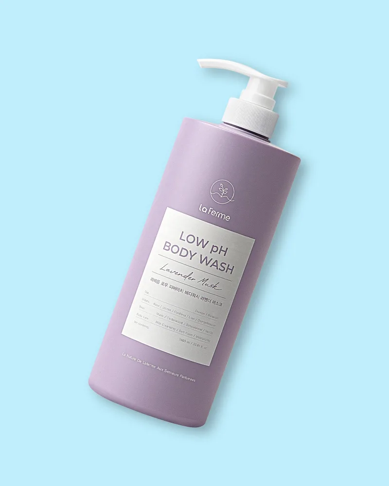 Гель для душа La Ferme Low pH Body Wash Lavender Musk, мягкое очищение