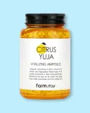 Ампульная сыворотка для лица Farmstay Citrus Yuja Vitalizing Ampoule, осветляющая, с ниацинамидом, 250 мл — фото 1