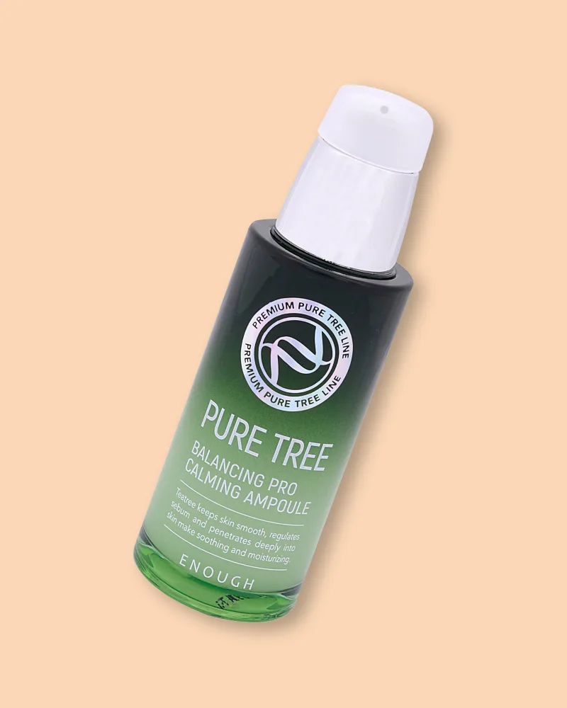 Ампульная сыворотка для лица Enough Premium Pure Tree Balancing Pro Calming Ampoule, успокаивающая, с чайным деревом, 30 мл