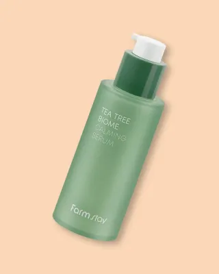 Сыворотка для лица Farmstay Tea Tree Biome Calming Serum, успокаивающая, для сухой кожи, 50 мл
