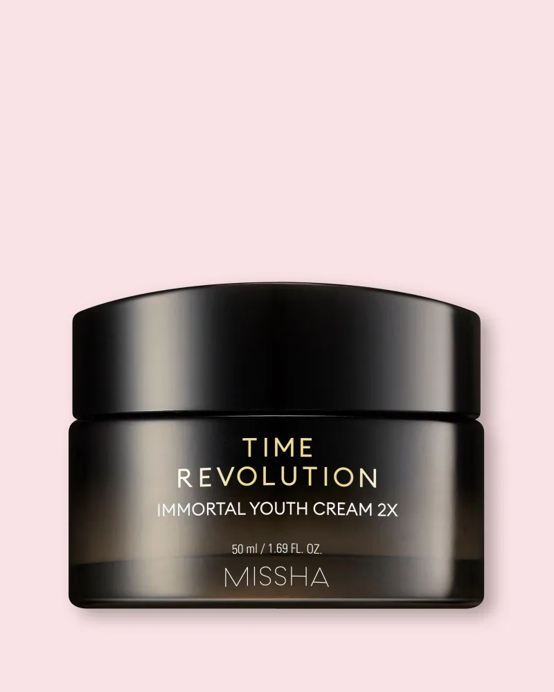 Крем для лица Missha Time Revolution Immortal Youth Cream 2X антивозрастной, с ферментированными грибами, 50 мл