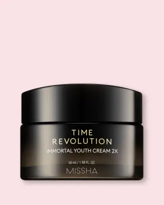 Крем для лица Missha Time Revolution Immortal Youth Cream 2X антивозрастной, с ферментированными грибами, 50 мл