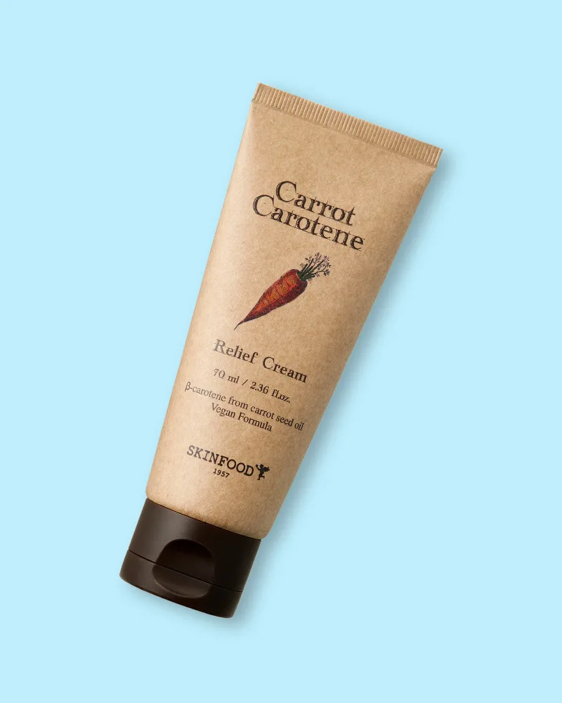 Крем для лица Skinfood Carrot Carotene Relief Cream, с морковью и каротином, увлажняющий, 70 мл