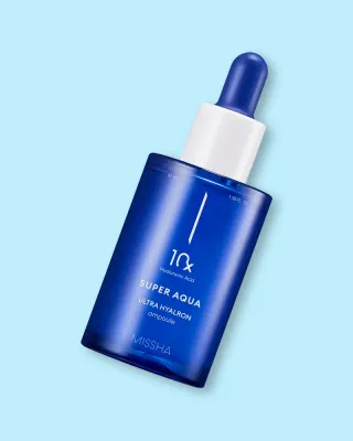 Ампула для лица Missha Super Aqua Ultra Hyalron Ampoule, увлажняющая, для сухой кожи, 47 мл