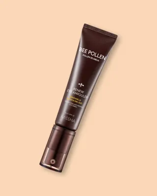 Крем для кожи вокруг глаз Missha Bee Pollen Renew Eye Ampouler против морщин, осветляющий, для сухой кожи, 30 мл