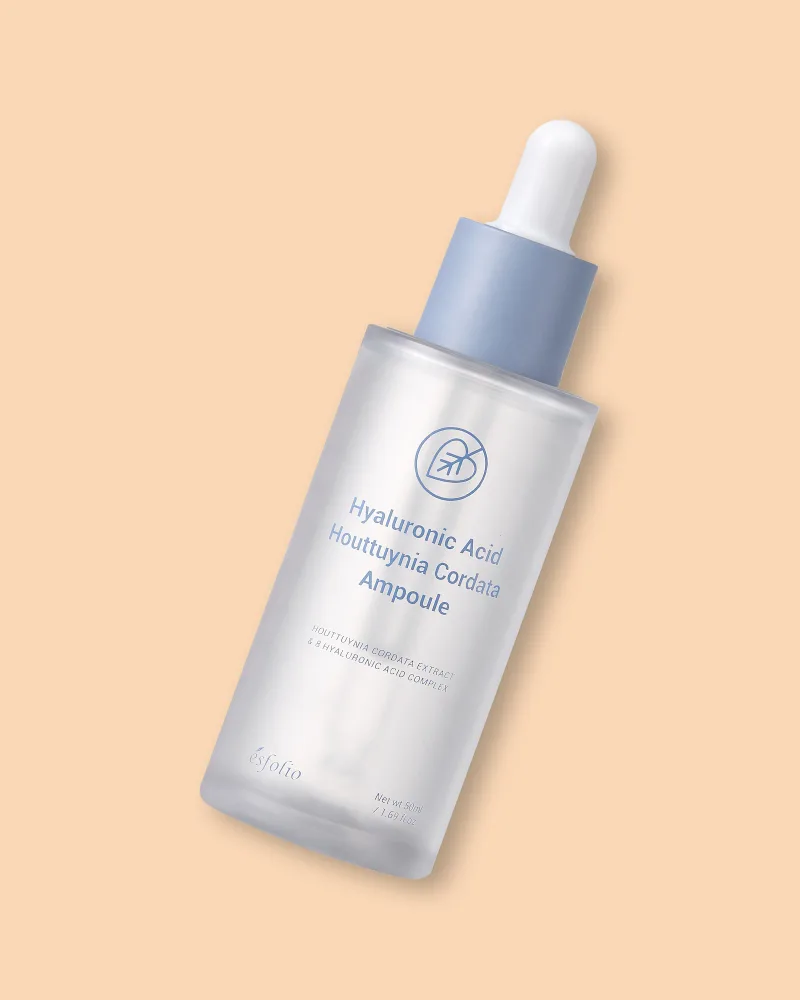 Сыворотка для лица Esfolio Hyaluronic Acid Houttuynia Ampoule, увлажняющая, с гиалуроновой кислотой, 50 мл