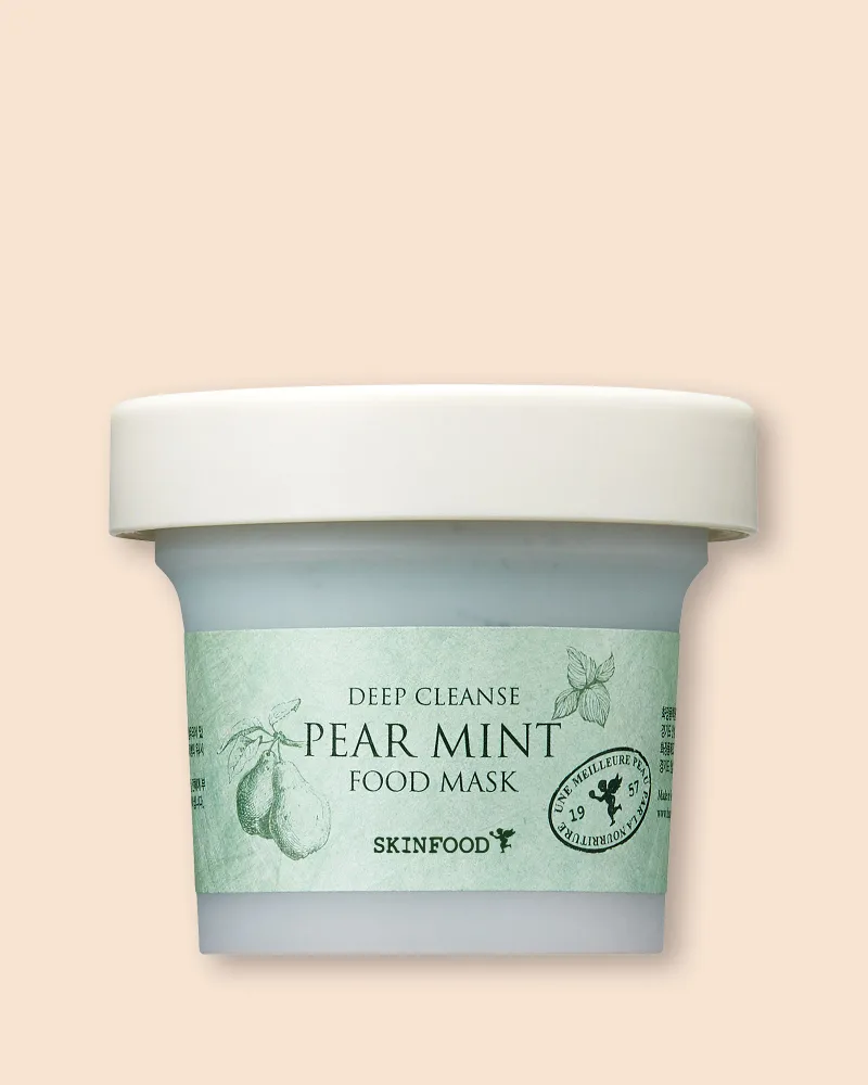 Маска для лица Skinfood Pear Mint Food Mask, очищающая, охлаждающая, 120 г