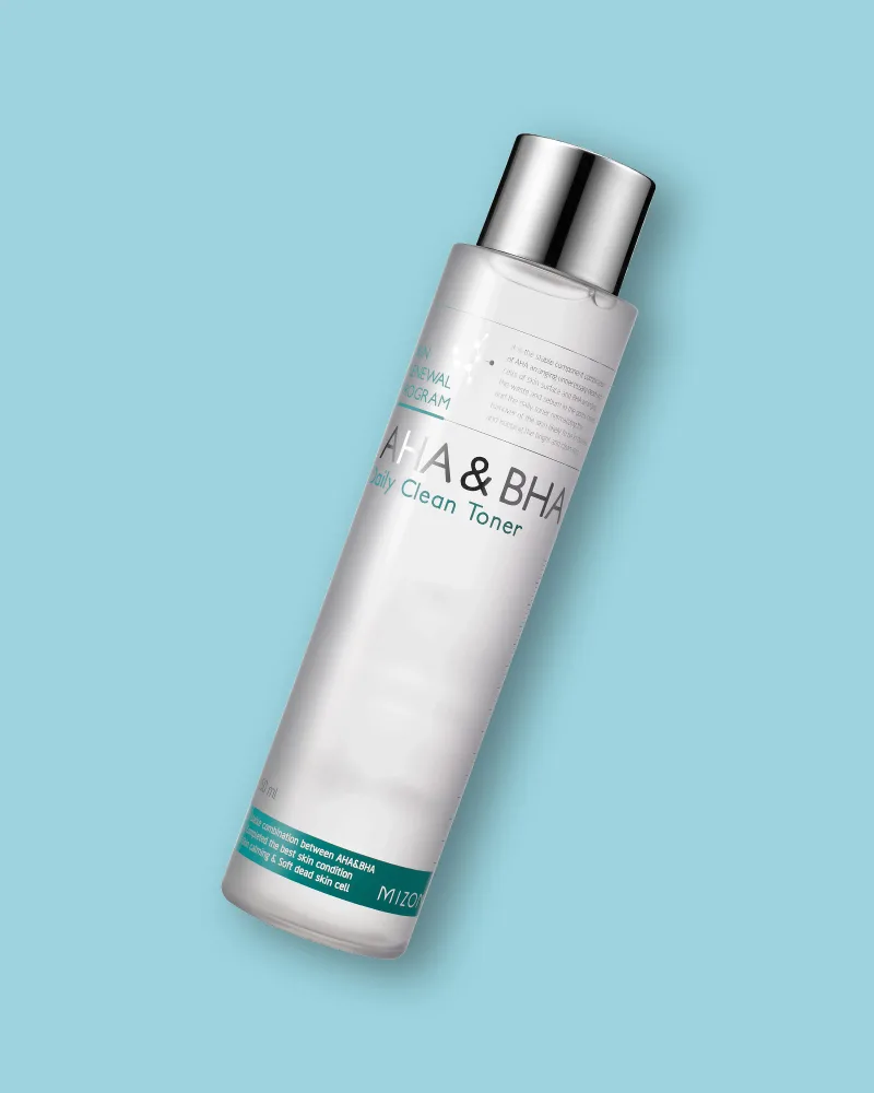 Пилинг-тоник для лица Mizon AHA&BHA Daily Clean Toner, отшелушивающий, 150 мл