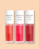 Набор для губ Nooni Apple Seed Lip Oil Set, 3 масла, оттенки Appleberry, Applecherry и Appleplum — фото 1