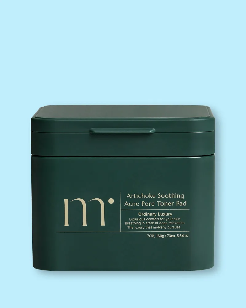 Пэды для лица Molvany Artichoke Soothing Acne Pore Toner Pad, успокаивающие, 160 г (70 шт)