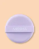 Тональный кушон-сыворотка Missha Layering Fit Pine Phyto Mucin Serum Cushion, с муцином улитки, тон Cocoon — фото 4
