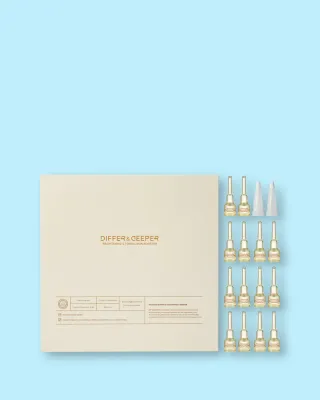 Ампулы-бустер для лица Differ & Deeper Brightening & Toning Skin Booster, для сияния, выравнивают тон, 2 мл × 14 шт