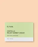 Крем-сорбет для лица iUNIK Centella Relief Sorbet Cream успокаивающий, для чувствительной кожи, 50 мл — фото 2