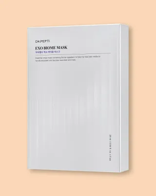 Тканевая маска для лица Dr.Pepti Exo Biome Mask антивозрастная, для зрелой кожи, 28 мл * 5 шт