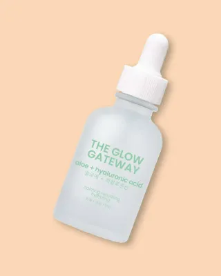 Ампула для лица Kkul The Glow Gateway Aloe & Hyaluronic Acid Ampoule, увлажняющая, для сияния, 30 мл