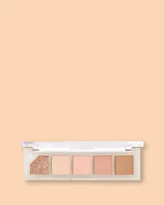 Палетка теней Unleashia Mood Shower Eye Palette, 5 оттенков, оттенок 02 Rose Shower