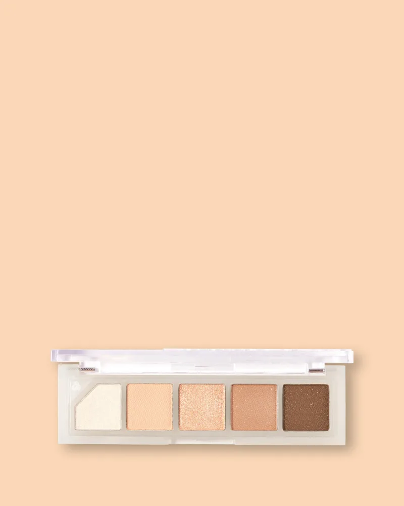 Палетка теней Unleashia Mood Shower Eye Palette, 5 оттенков, оттенок 03 Nude Shower