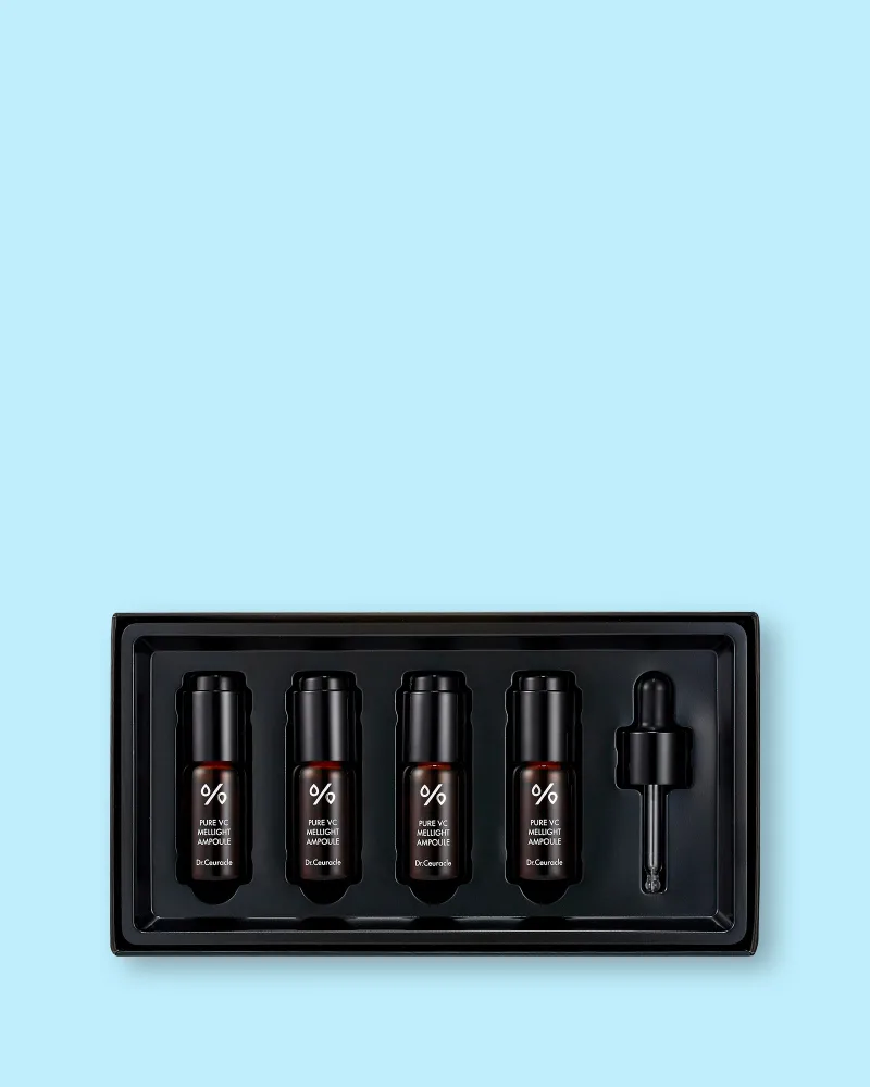 Ампулы для лица Dr. Ceuracle Pure VC Mellight Ampoule, с витамином C, для сияния, 8 мл × 4 шт