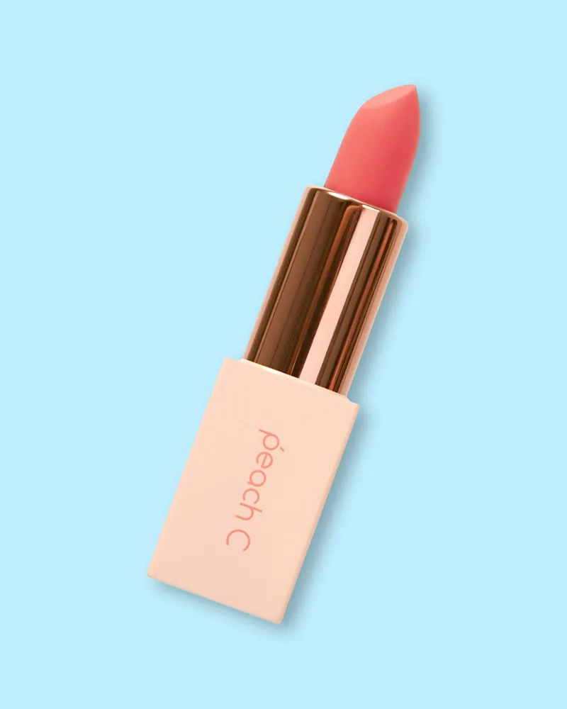 Матовая помада Peach C Easy Matte Lipstick, оттенок 01 Spring Coral