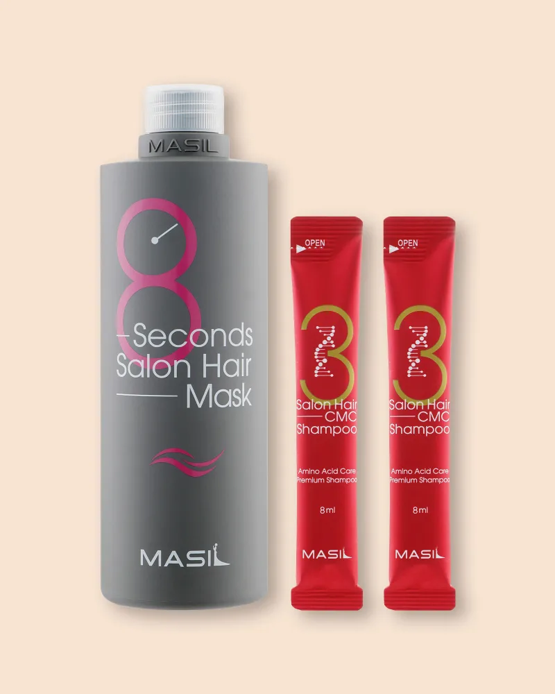 Набор Masil 8 Seconds Salon Hair Mask Set: шампунь и маска для волос