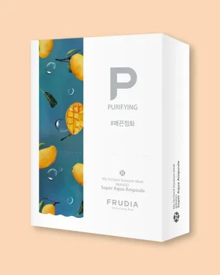 Тканевая маска для лица Frudia My Orchard Squeeze Mask Mango смягчающая, с манго, 20 мл × 10 шт