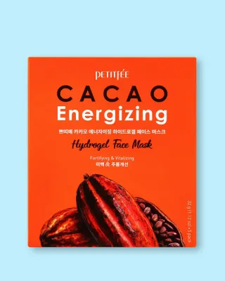 Гидрогелевая маска для лица Petitfee & Koelf Cacao Energizing Hydrogel Face Mask тонизирующая, с какао, 30 г × 5 шт