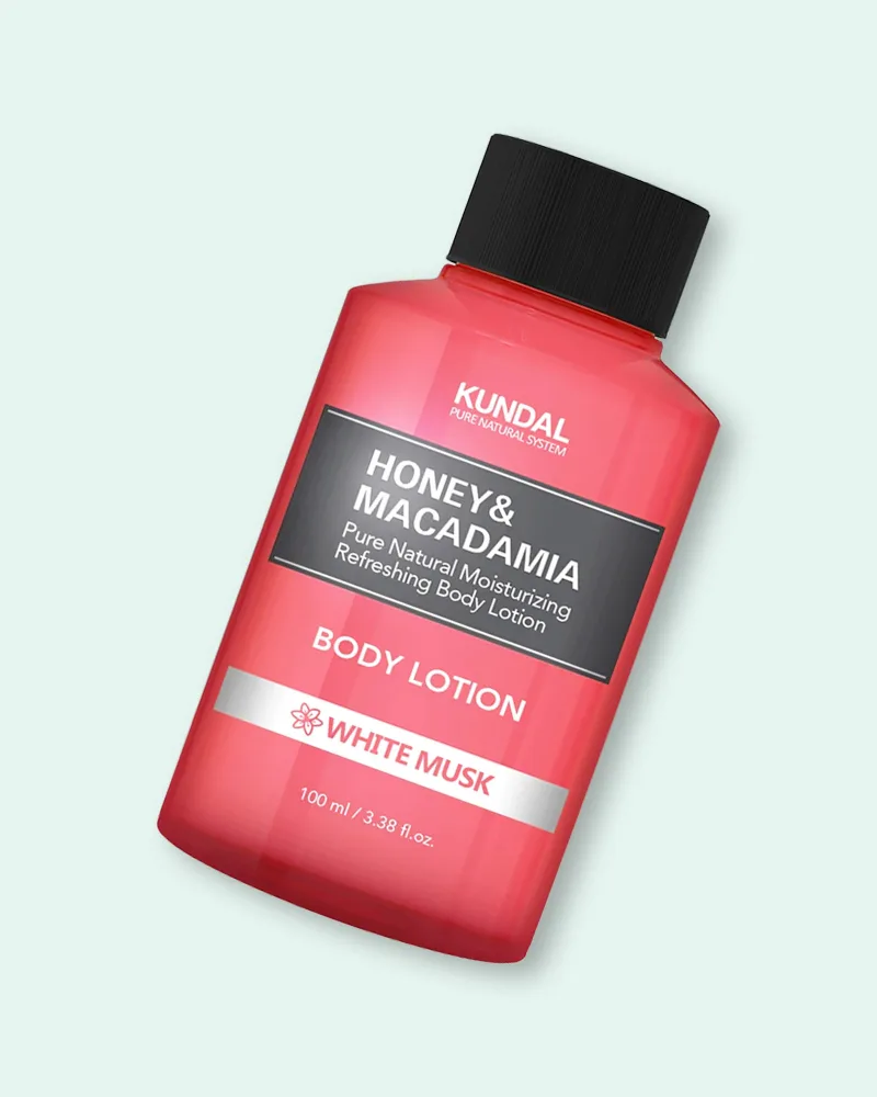Лосьон для тела Kundal Honey & Macadamia Pure Body Lotion White Musk, увлажняющий