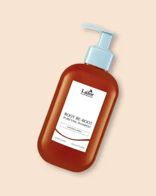 Шампунь La'dor Root Re-Boot Purifying Ginger & Apple очищающий, с имбирём и яблоком, 350 мл