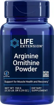 Аргинин и орнитин Life Extension Arginine Ornithine Powder, порошок, 150 г
