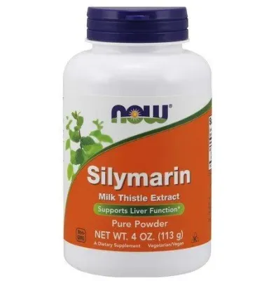 Экстракт расторопши Now Foods Silymarin Milk Thistle Extract, порошок, 113 г