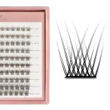 Пучки ресниц Many Beauty Many Lashes Master Box V-Lashes Intense эластичные, изгиб CC, 120 шт — фото 3