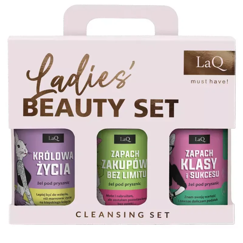 Набор гелей для душа LaQ Ladies' Beauty Set, 3 геля, для женщин
