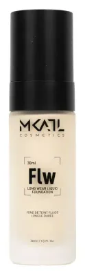 Тональная основа Make-Up Atelier Paris Waterproof Liquid Foundation водостойкая, оттенок FLW1NB, 30 мл