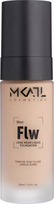 Тональный флюид Make-Up Atelier Paris Waterproof Liquid Foundation, водостойкий, оттенок 2B, 30 мл
