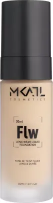 Тональный флюид Make-Up Atelier Paris Waterproof Liquid Foundation, водостойкий, оттенок 2NB, 30 мл