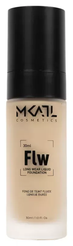 Тональный флюид Make-Up Atelier Paris Waterproof Liquid Foundation, водостойкий, оттенок 3B, 30 мл