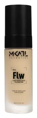 Тональный флюид Make-Up Atelier Paris Waterproof Liquid Foundation, водостойкий, оттенок 4NB, 30 мл
