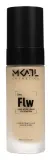 Тональный флюид Make-Up Atelier Paris Waterproof Liquid Foundation, водостойкий, оттенок 4NB, 30 мл — фото 1
