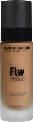 Тональная основа Make-Up Atelier Paris Waterproof Liquid Foundation водостойкая, оттенок FLW9O, 30 мл